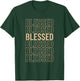 Tan Blessed Tan Color Graphic T-Shirt - T-Shirt | Forest