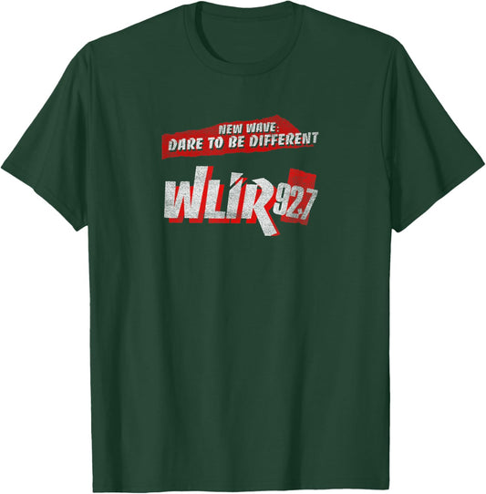 Vintage Radio 80s 90s Basic White Wlir Red Text Retro Music T-Shirt - T-Shirt | Forest