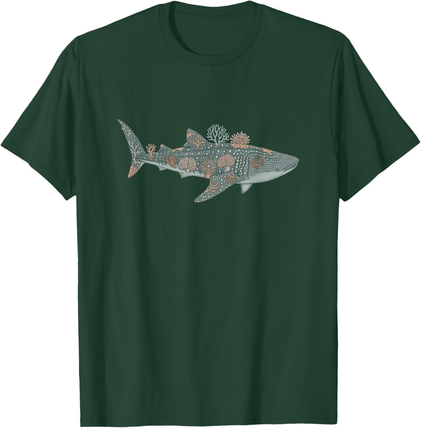 Artistic Whale Shark Drawing Art Design T-Shirt - T-Shirt | Forest