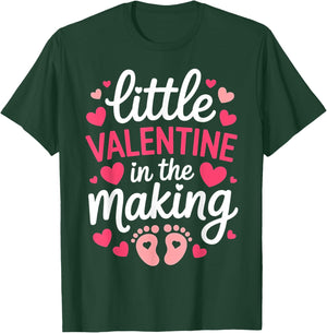 Little Valentine in The Making Baby Bodysuit T-Shirt - T-Shirt | Forest