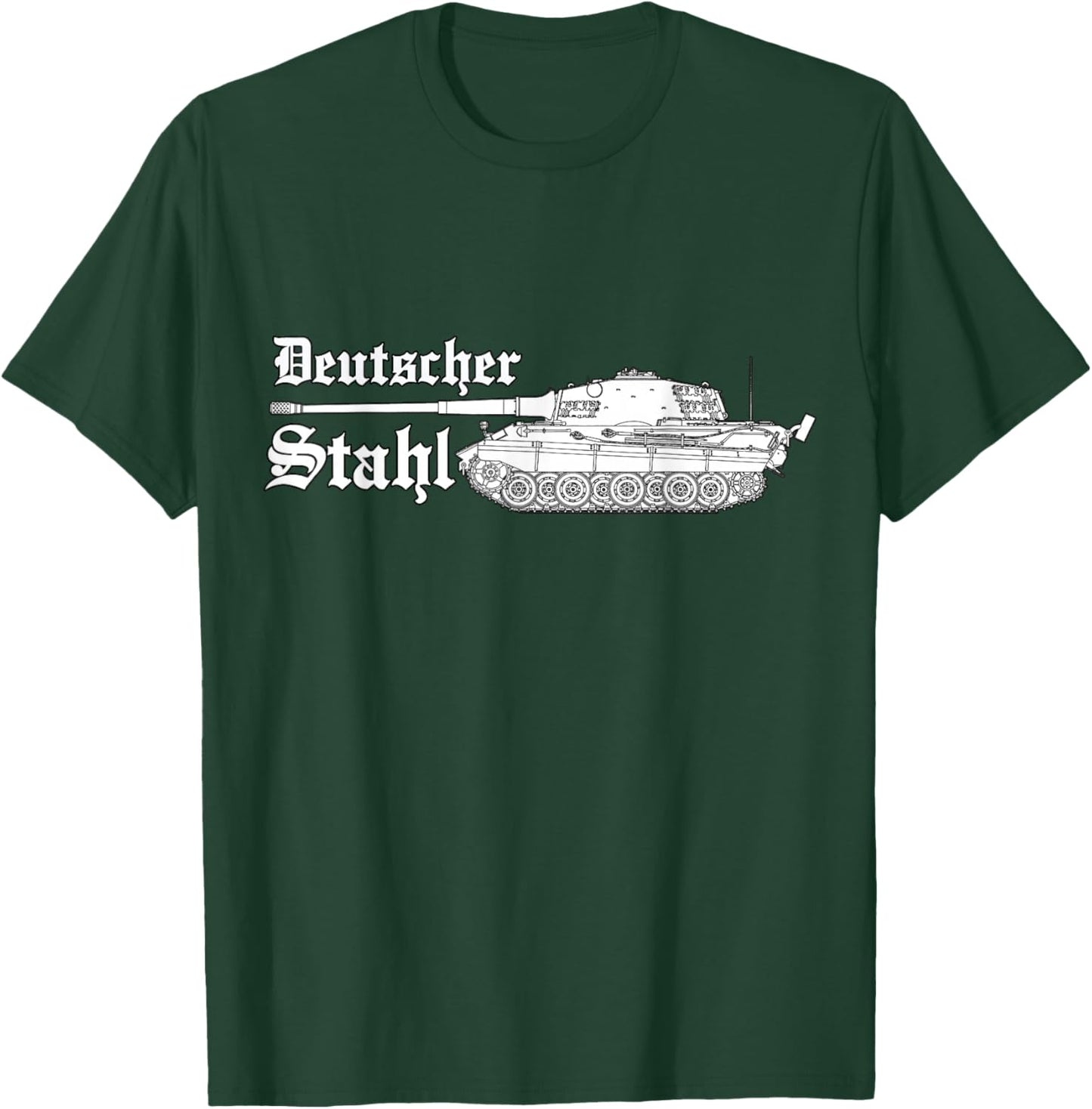 Tiger Panzer WWII Panzer Fan Panzerkampfwagen VI T-Shirt - T-Shirt | Forest