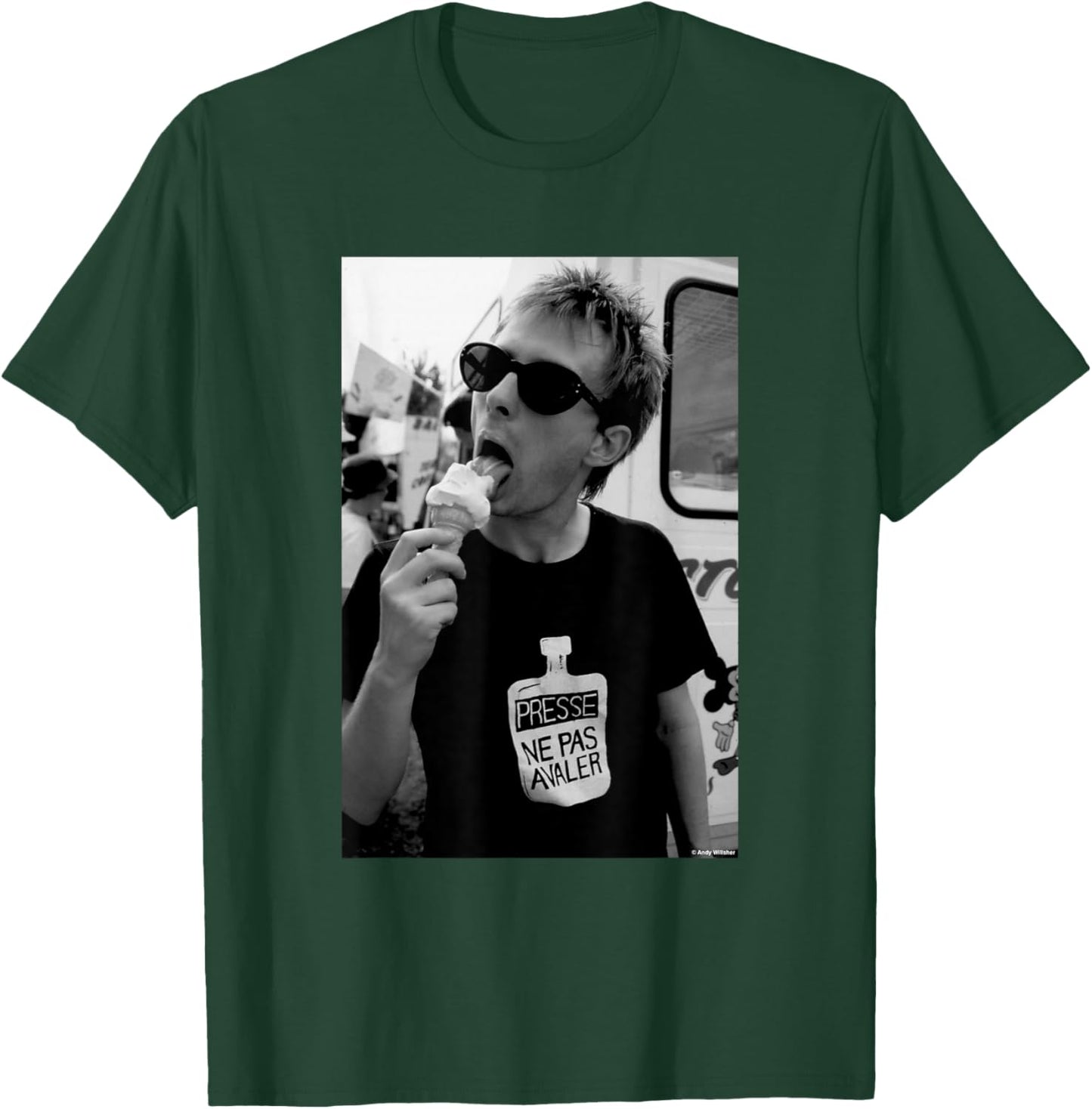 Thom Yorke of Radiohead The Bends Era by Andy Willsher T-Shirt - T-Shirt | Forest