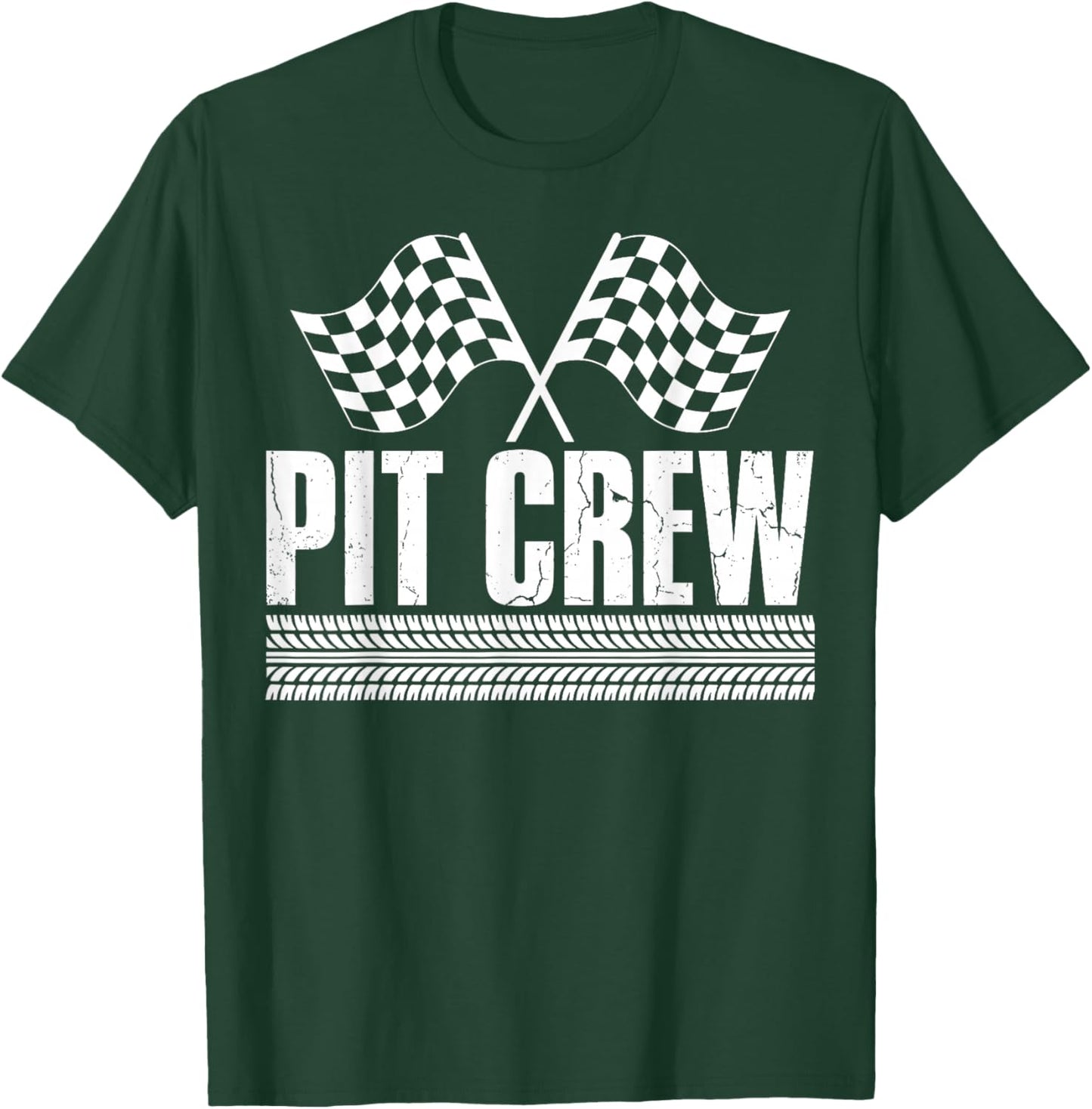 Pit Crew Birthday Party for Family Matching Race Car Racing T-Shirt - T-Shirt | Forest