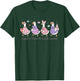 Cupid's Favorite Social Worker Cute Goose Valentines Day MSW T-Shirt - T-Shirt | Forest