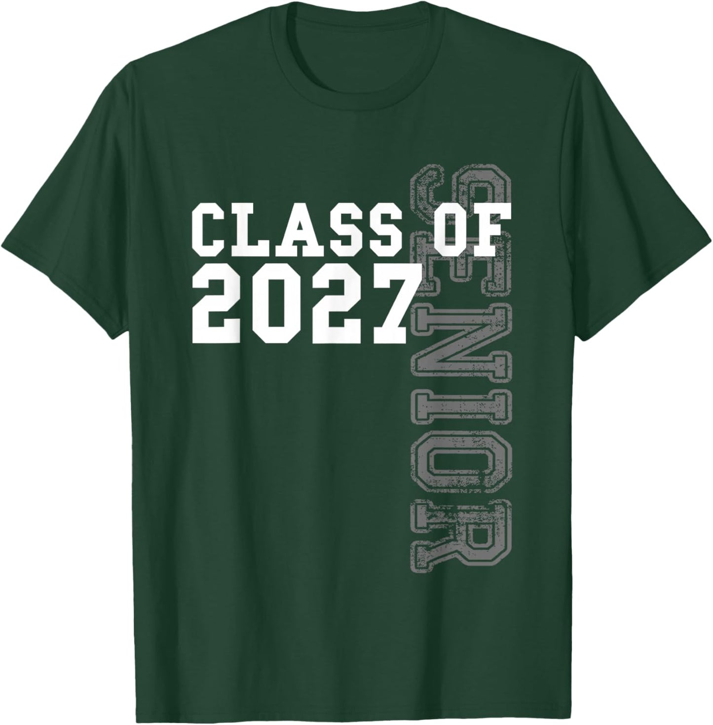 Senior Class of 2027 - Graduation Year High School & College T-Shirt - T-Shirt | Forest