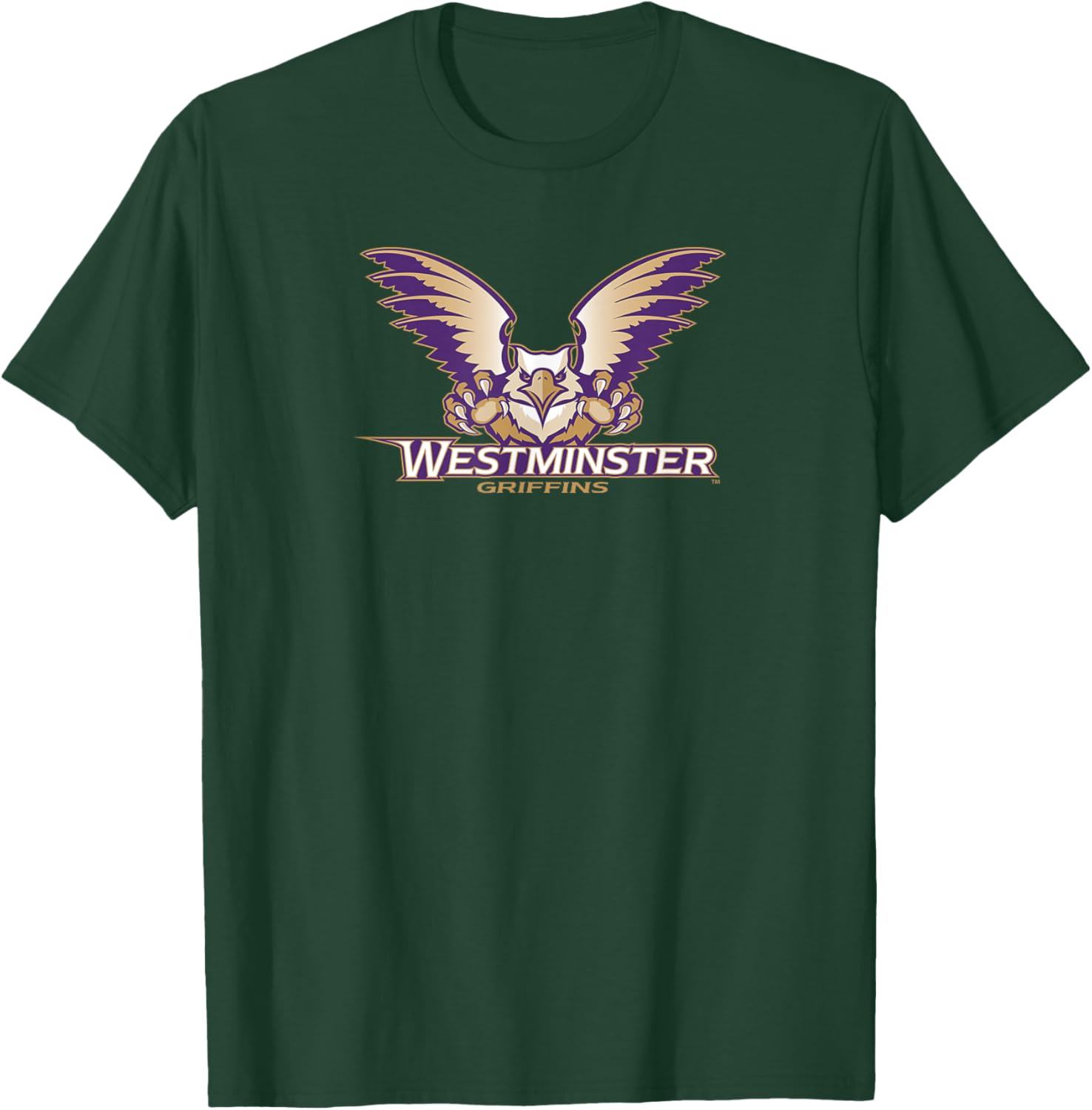 Westminster University Griffins Athletic Primary T-Shirt - T-Shirt | Forest
