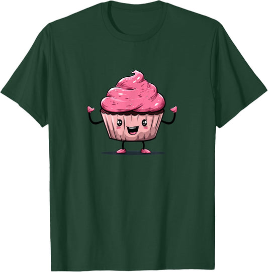 Cute Pink Cupcake Costume for Muffin and Baked Goods Lovers T-Shirt - T-Shirt | Forest