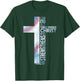 Youth Christian Baseball Men Player Team Religious Graphic T-Shirt - T-Shirt | Forest