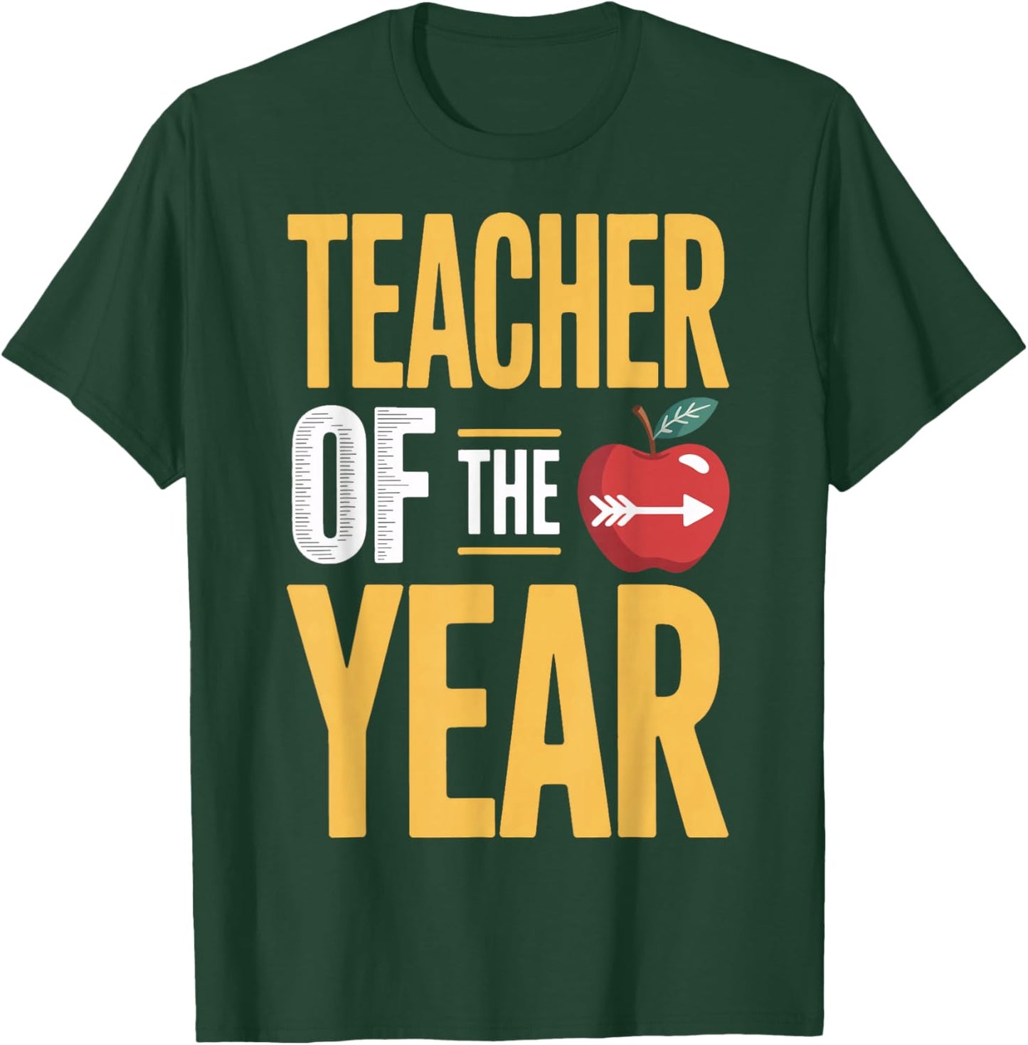 Teacher of The Year Top Student Mentor T-Shirt - T-Shirt | Forest