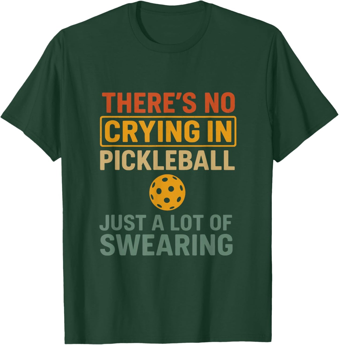 Cool Pickle Ball Player Lovers Funny Clothes Men Women T-Shirt - T-Shirt | Forest