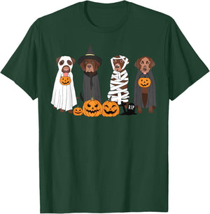 Halloween Brown Labrador Ghost Spooky Chocolate Lab Dog Mama T-Shirt - T-Shirt | Forest