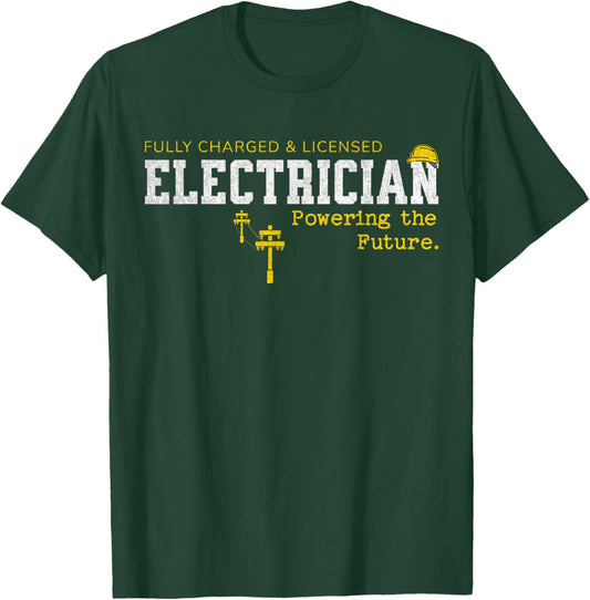 Electrician Graduation 2026 Trade School Graduate Funny T-Shirt - T-Shirt | Forest