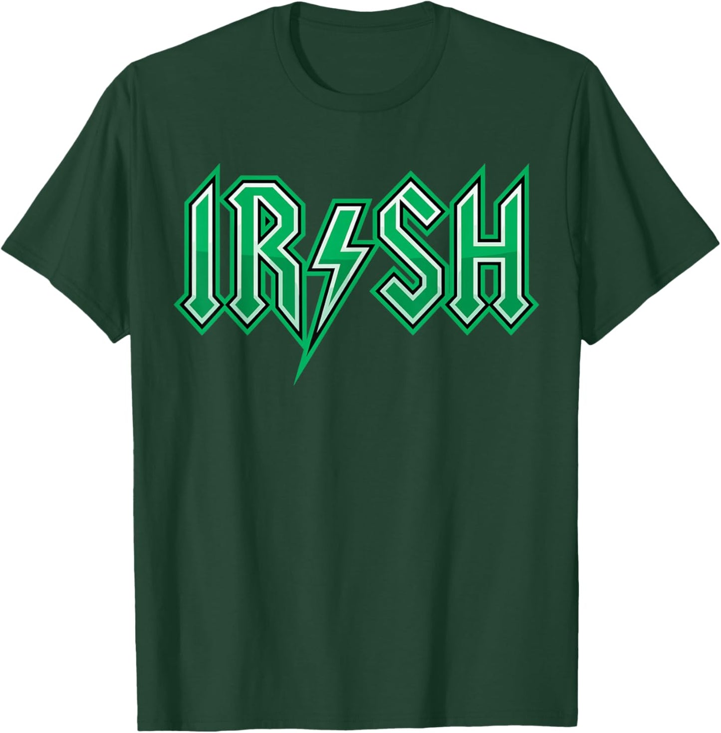 St.Patrick’s Day Heavy Metal Rock Irish Pride Shenanigans T-Shirt - T-Shirt | Forest