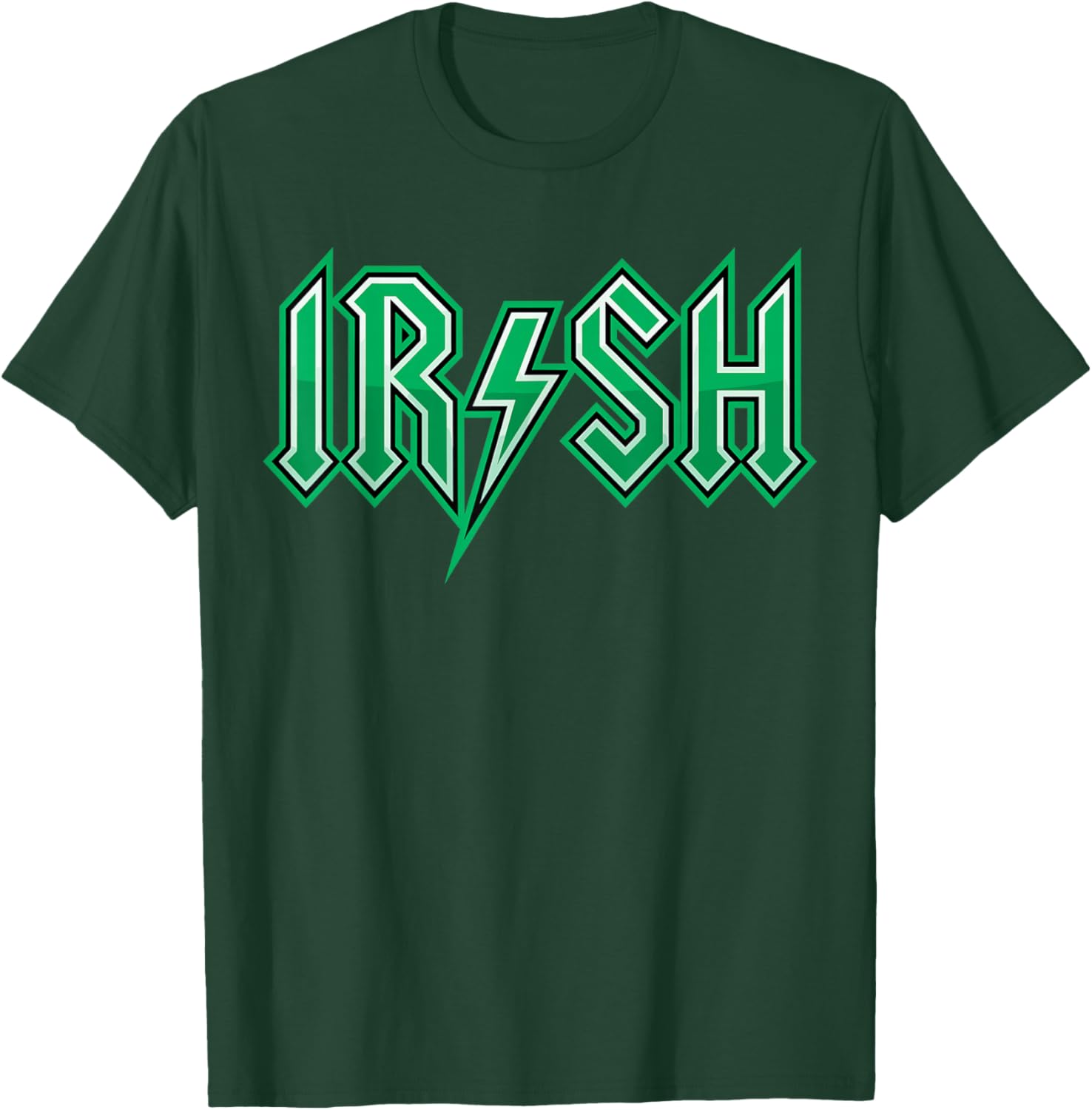 St.Patrick’s Day Heavy Metal Rock Irish Pride Shenanigans T-Shirt - T-Shirt | Forest
