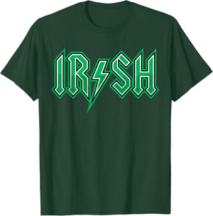 St.Patrick’s Day Heavy Metal Rock Irish Pride Shenanigans T-Shirt - T-Shirt | Forest