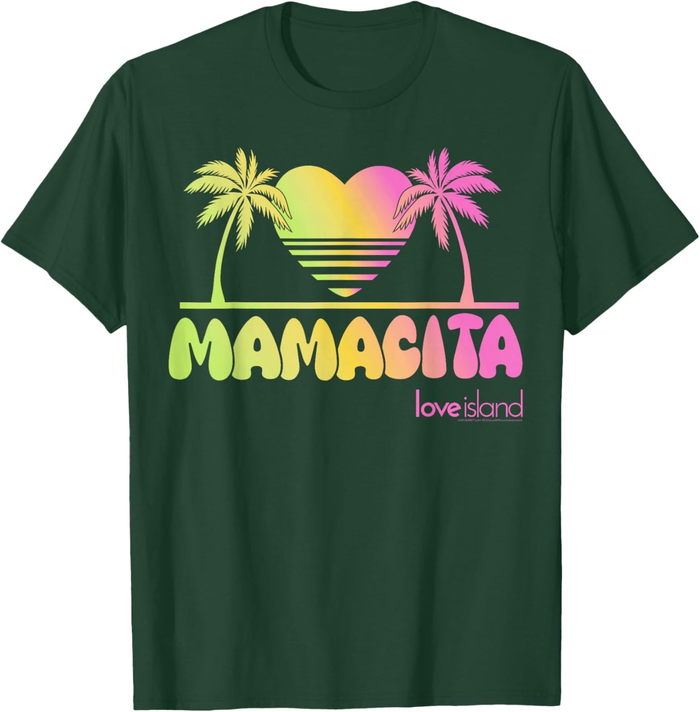 Mamacita - Love Island - 80s Aesthetic T-Shirt - T-Shirt | Forest