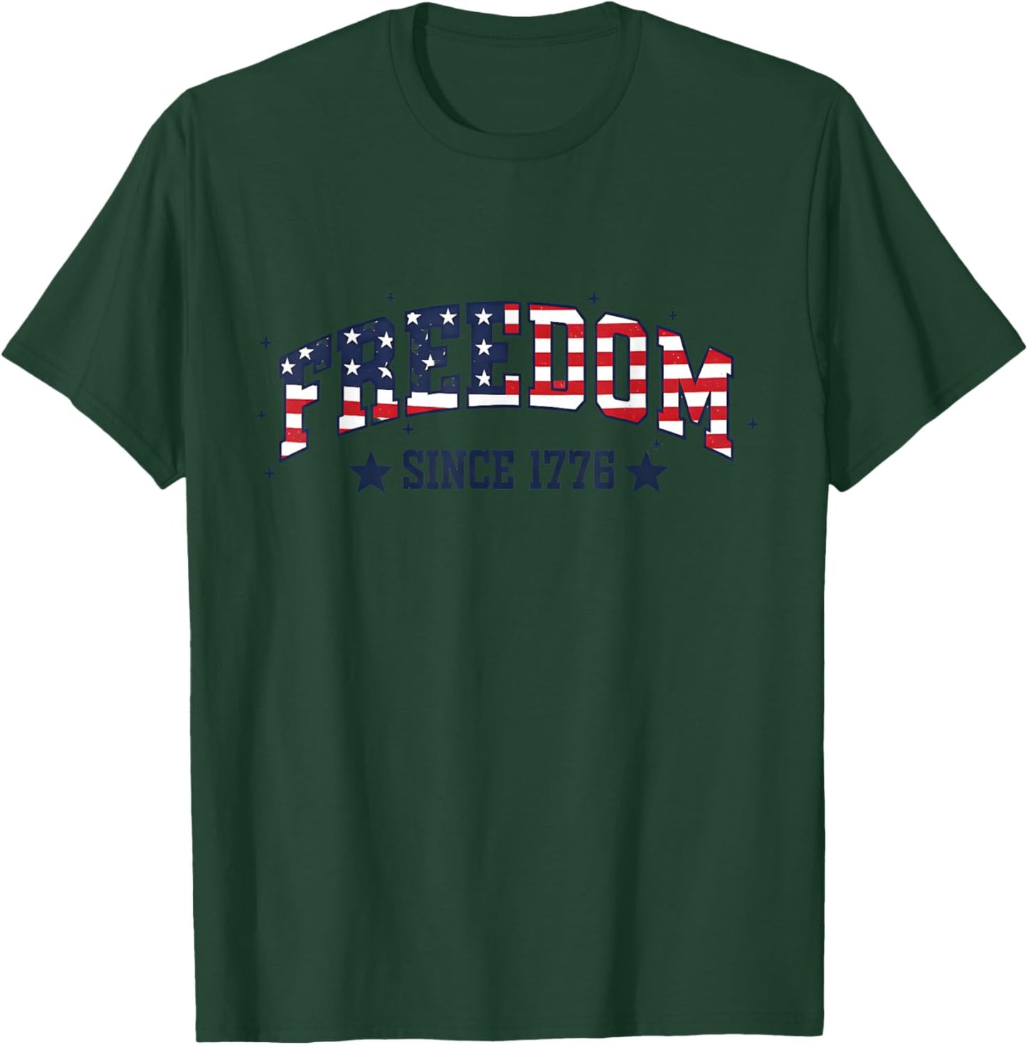 Freedom, Independence Day, 4th of July, USA T-Shirt - T-Shirt | Forest