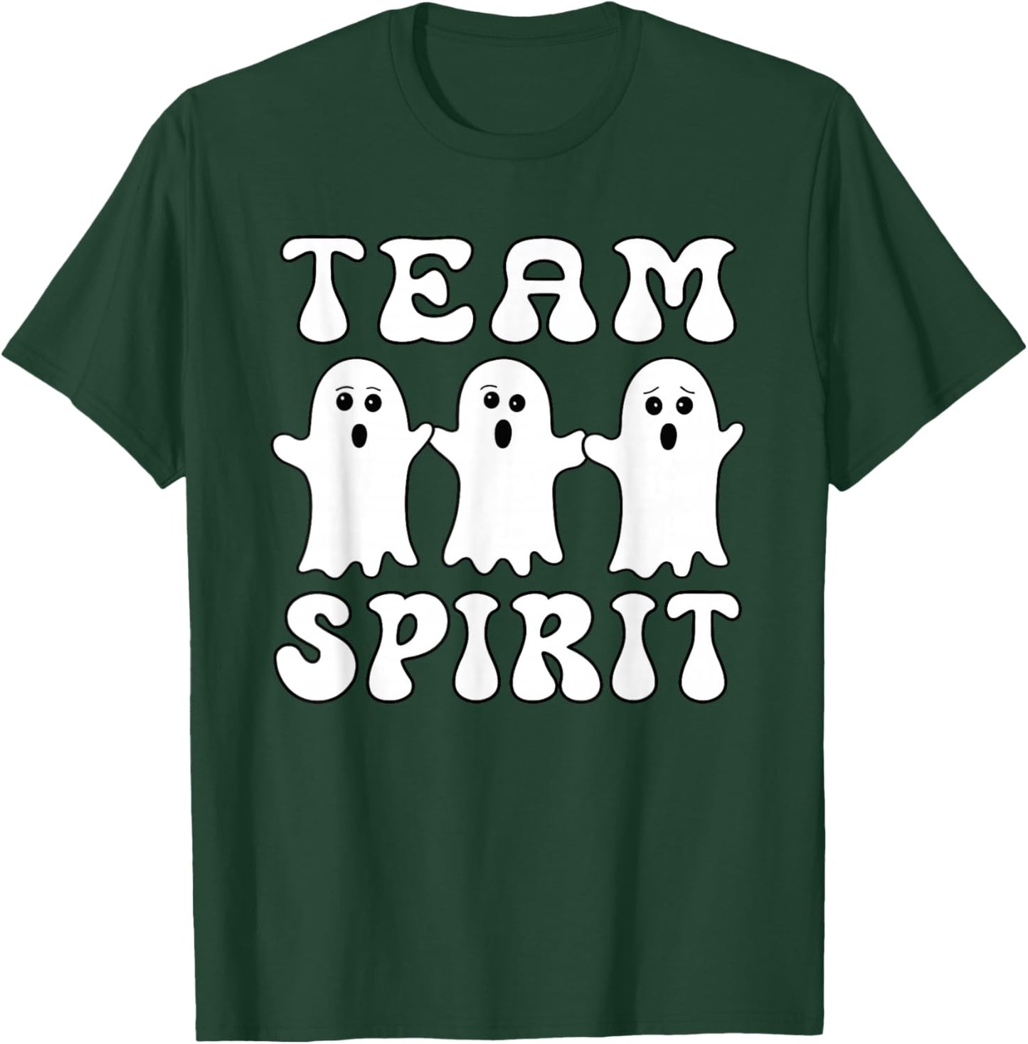 Funny Ghost Team Spirit Halloween Matching Group T-Shirt - T-Shirt | Forest