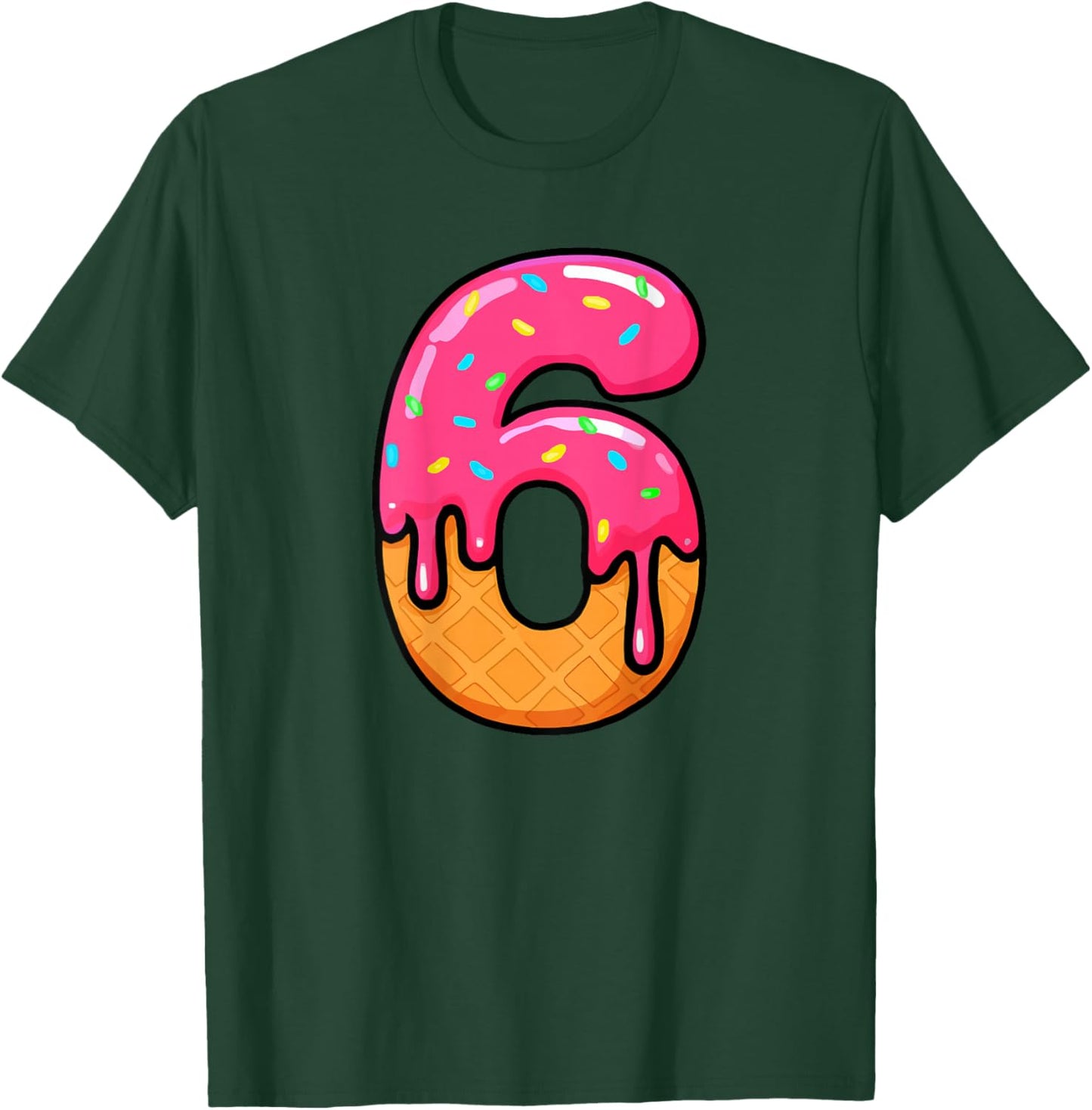 67 Ice Cream Drip Meme 6 7 Hallowee Costume Couple (On Back) T-Shirt - T-Shirt | Forest