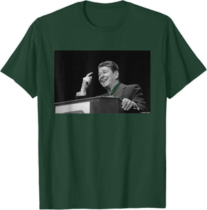 Ronald Reagan US President Birthday Speech by Michael Grecco T-Shirt - T-Shirt | Forest