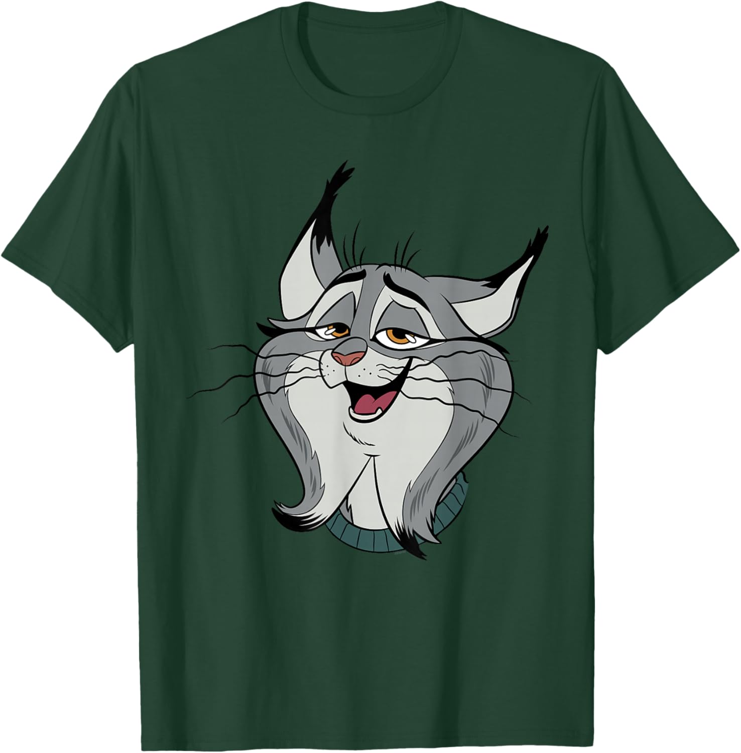 Disney Zootopia 2 Pawbert Lynx Big Face Halloween Costume T-Shirt - T-Shirt | Forest