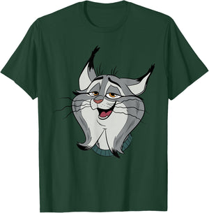 Disney Zootopia 2 Pawbert Lynx Big Face Halloween Costume T-Shirt - T-Shirt | Forest