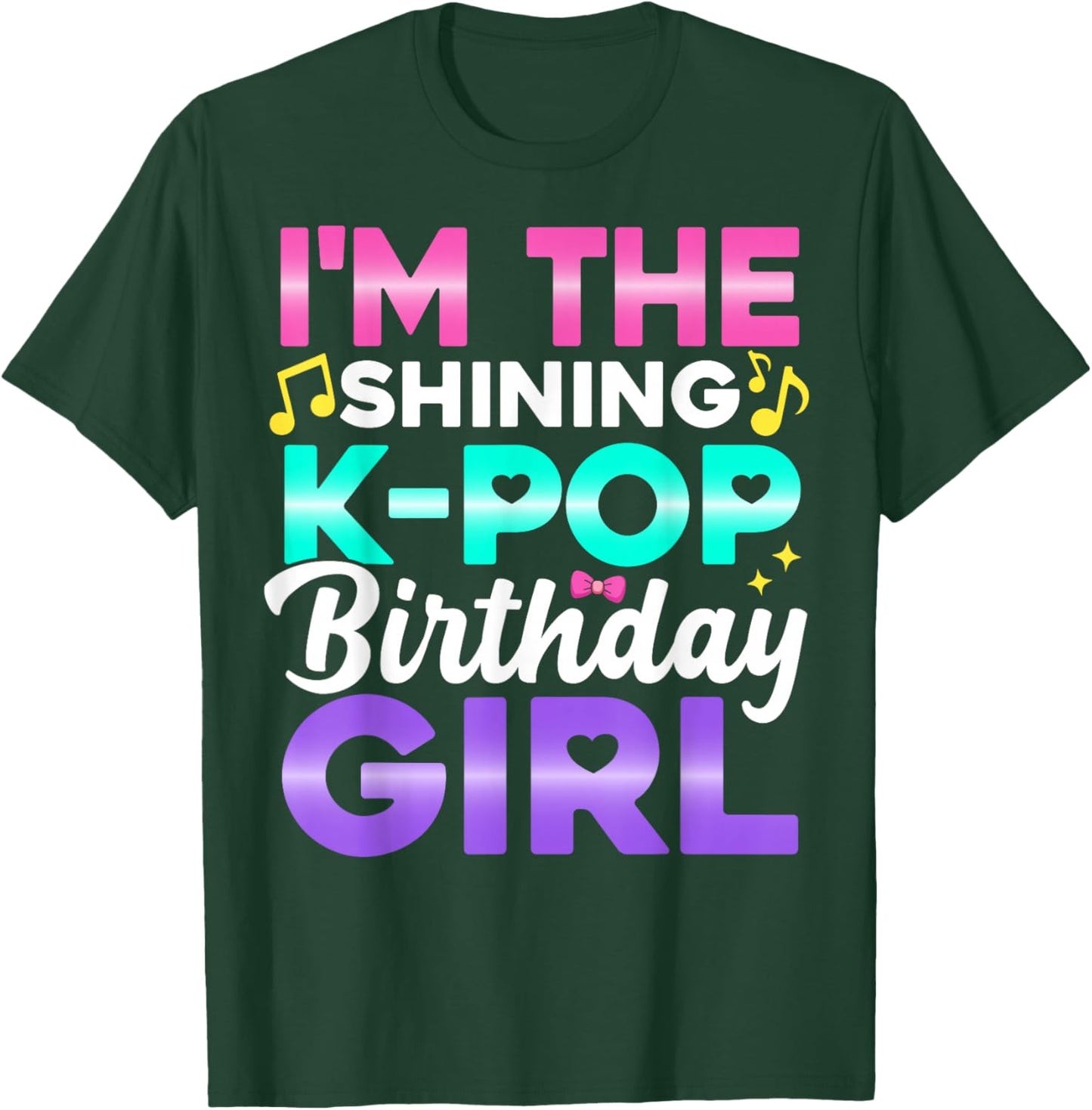 I'm The Birthday Girl Party Outfit Anime K Pop Girl T-Shirt - T-Shirt | Forest