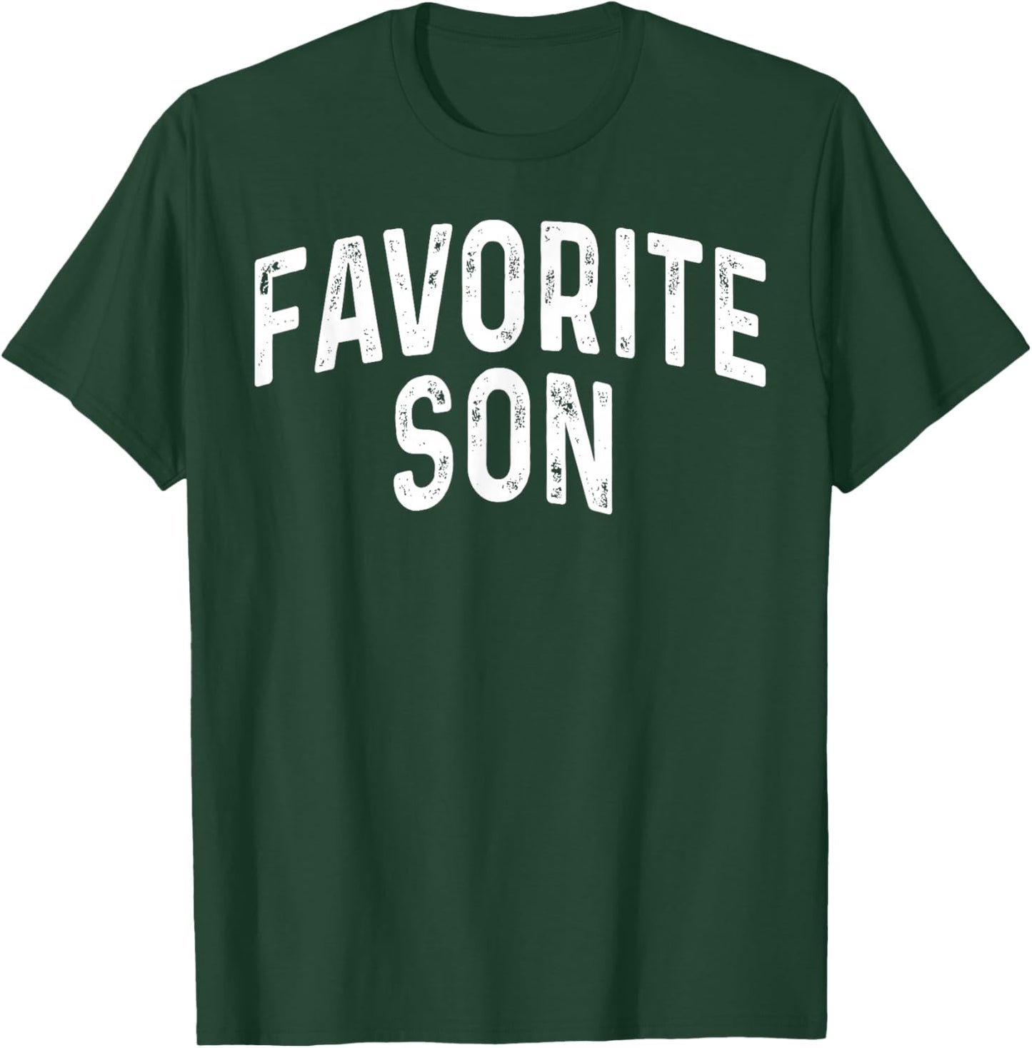Favorite Son Funny Dad Mom Parents Christmas T-Shirt - T-Shirt | Forest