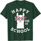 Happy 100th Day of School Llama Teacher Student T-Shirt - T-Shirt | Forest