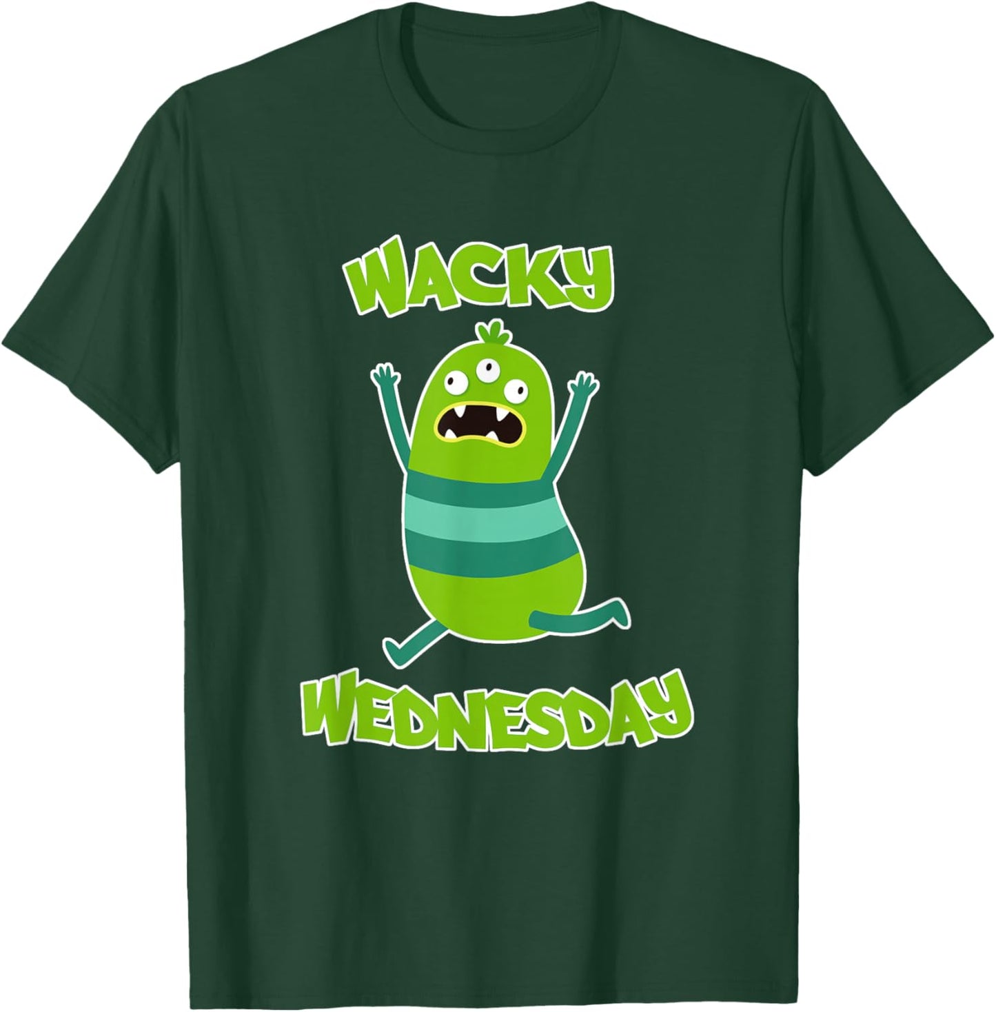 Wacky Wednesday Kids and Teachers | Mismatch Day Spirit Week T-Shirt - T-Shirt | Forest
