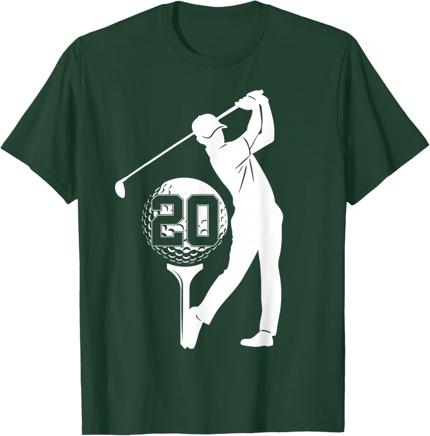 20 Years Golf 20TH Birthday T-Shirt - T-Shirt | Forest