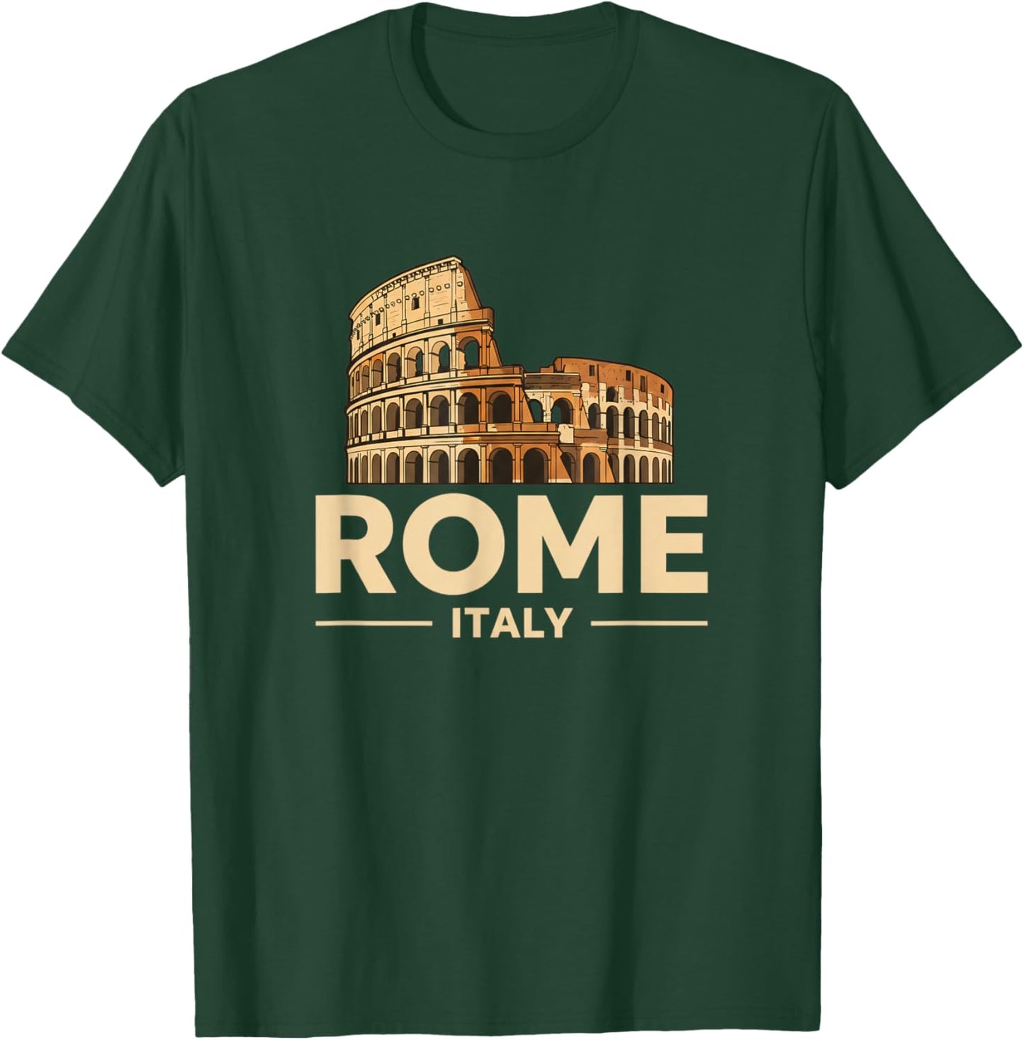 Rome Italy Colosseum Kids Travel Souvenir T-Shirt - T-Shirt | Forest