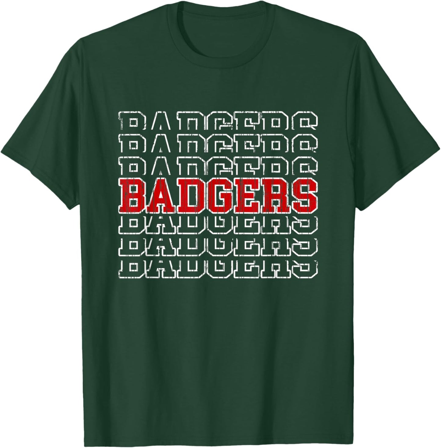 Badgers Vintage Gift Women Boys Girls Kids T-Shirt - T-Shirt | Forest