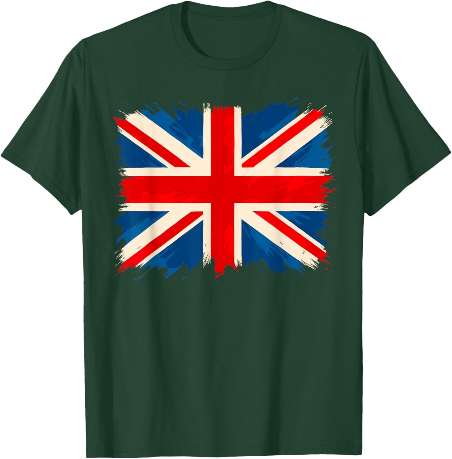 UK Flag United Kingdom Great Britain T-Shirt - T-Shirt | Forest