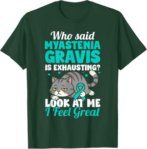 Funny Myasthenia Gravis Warrior T-Shirt - T-Shirt | Forest