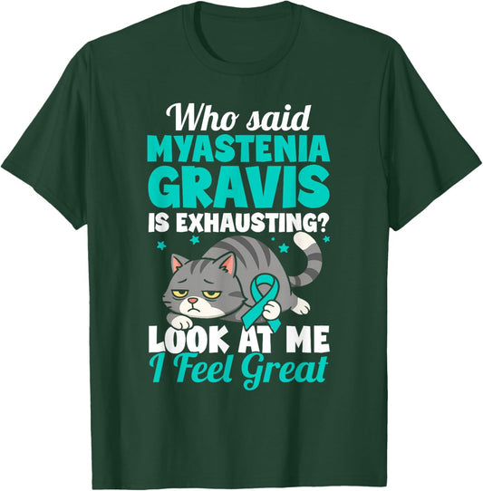 Funny Myasthenia Gravis Warrior T-Shirt - T-Shirt | Forest