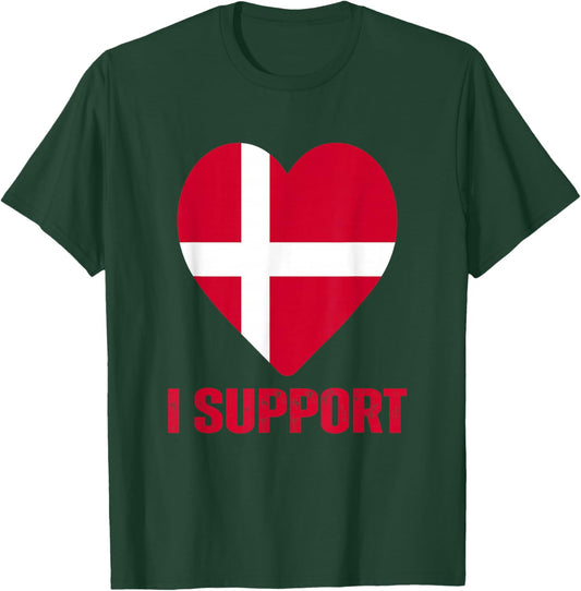 Denmark Greenland Flag is Not for Sale Support Danish Design T-Shirt - T-Shirt | Forest