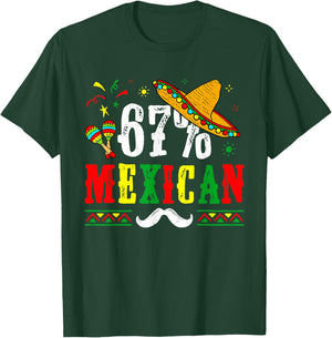 67 Mexican 5 Cinco De Mayo Six Seven Boys Kid Mexican Fiesta T-Shirt - T-Shirt | Forest