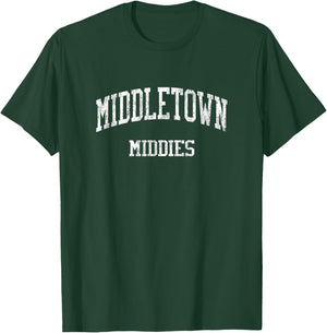 Middletown High School HS Middletown OH Vintage Sports T-Shirt - T-Shirt | Forest