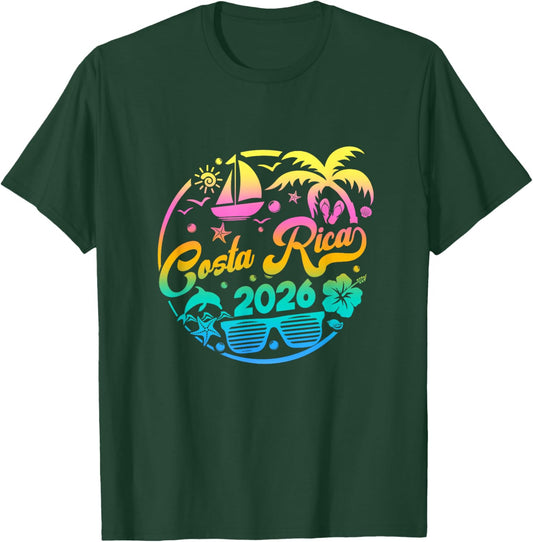 Costa Rica 2026 Family Vacation Beach Matching Group T-Shirt - T-Shirt | Forest