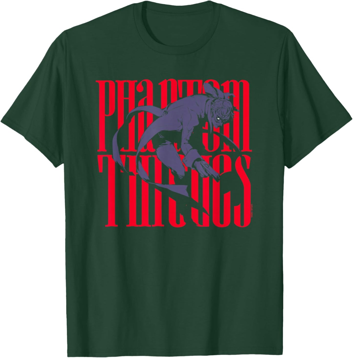 Persona 5 Joker Silhouette Phantom Thieves Logo RPG Game T-Shirt - T-Shirt | Forest