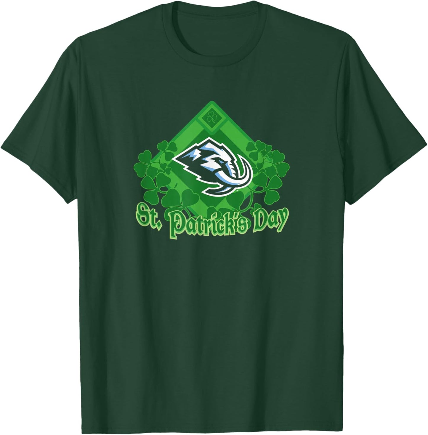 St. Patrick's Day Black NHL Licensed T-Shirt - T-Shirt | Forest