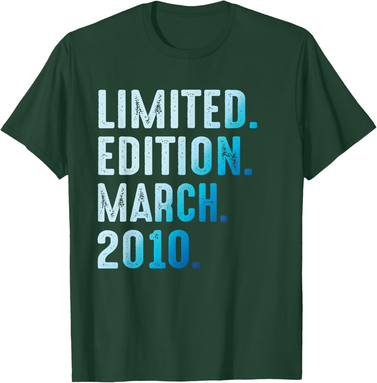 March 2010 Year 2010 Birthday 2010 Limited Edition T-Shirt - T-Shirt | Forest