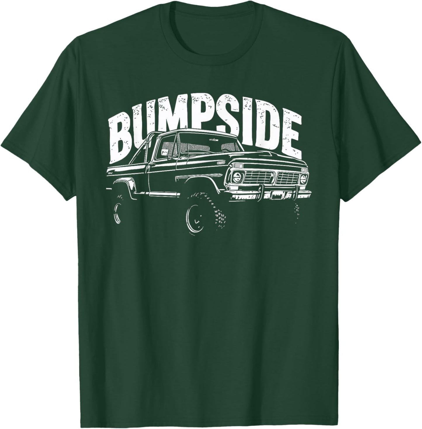 1969 Bumpside F Truck 4x4 Classic Old School Offroad Truck T-Shirt - T-Shirt | Forest