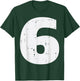 Number 6 Matching 67 Meme Halloween 6th Birthday Kids Boys T-Shirt - T-Shirt | Forest