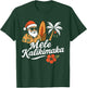 Mele Kalikimaka Hawaiian Christmas Santa Hat Hawaii T-Shirt - T-Shirt | Forest