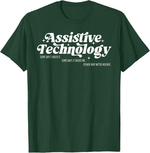 Assistive Technology at Team Neurodiversity Teacher SPED T-Shirt - T-Shirt | Forest