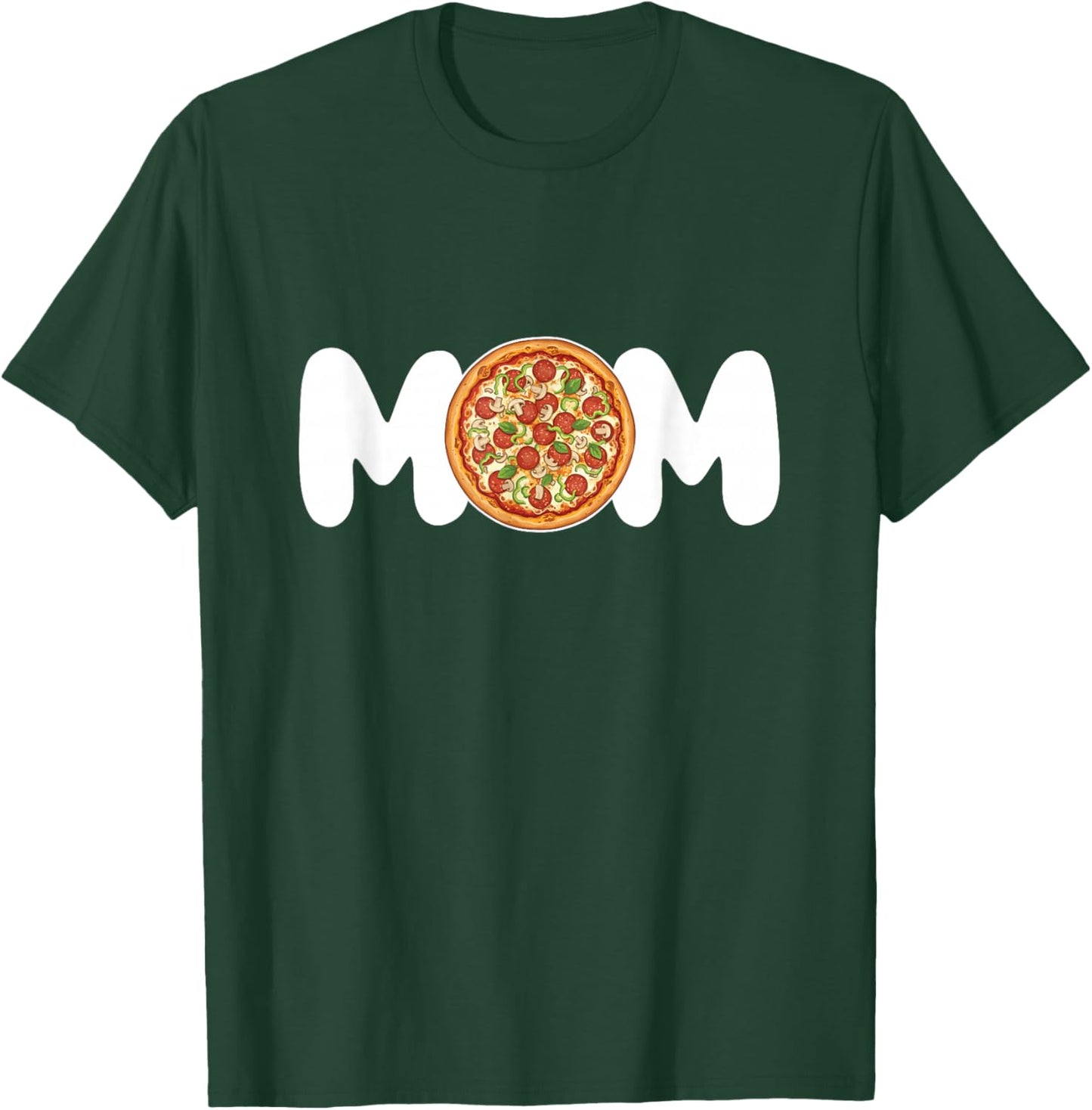 Mom - Food Lover Pizza Baker Italian Food Mother T-Shirt - T-Shirt | Forest
