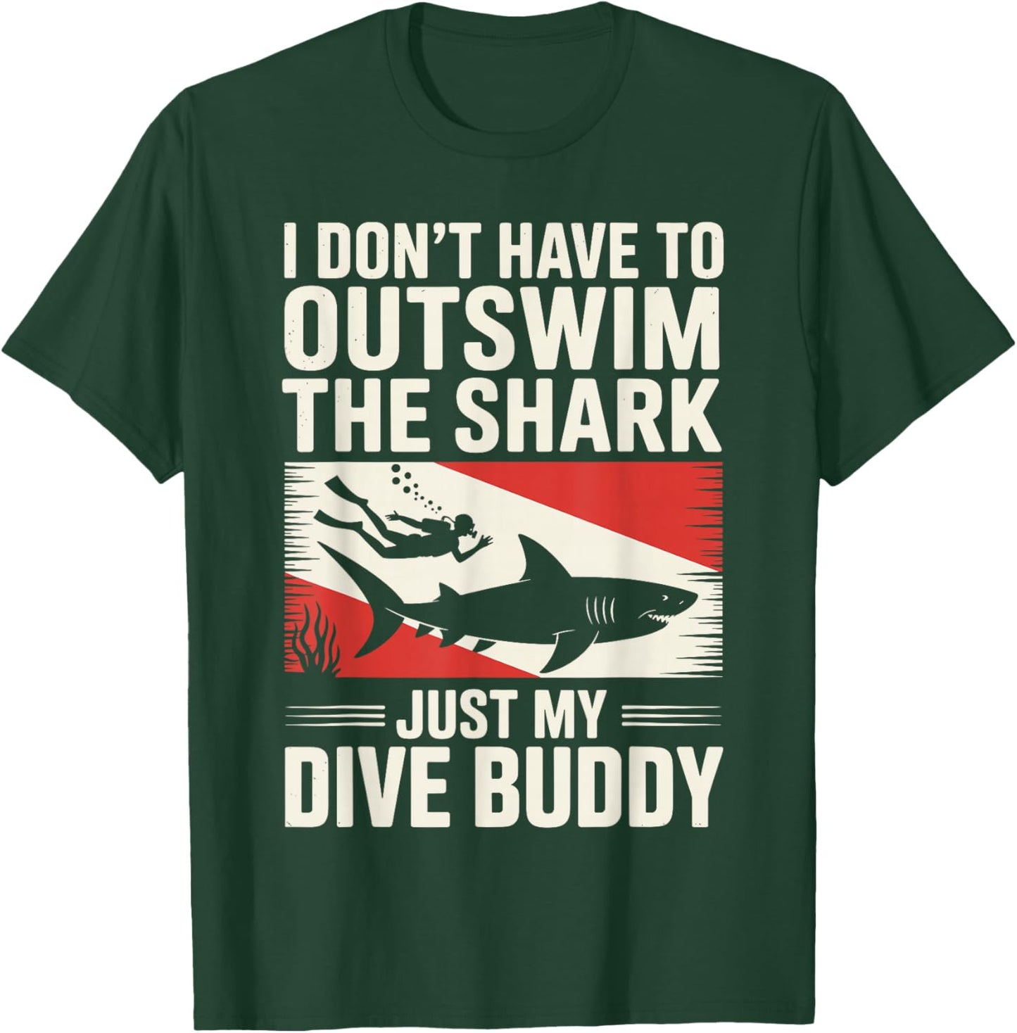 Funny Scuba Diving Art Women Scuba Dive Scuba Diver T-Shirt - T-Shirt | Forest