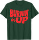 Burnin Up Flames Vintage T-Shirt - T-Shirt | Forest